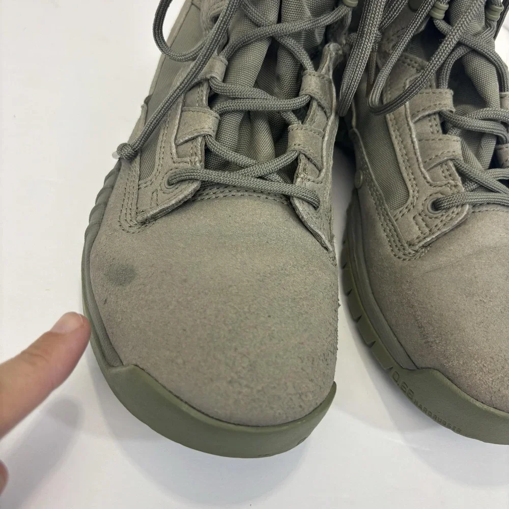 Nike SFB Tactical Combat Boots Mens 5.5 Womens 7.5 Green Suede Lace Up Military